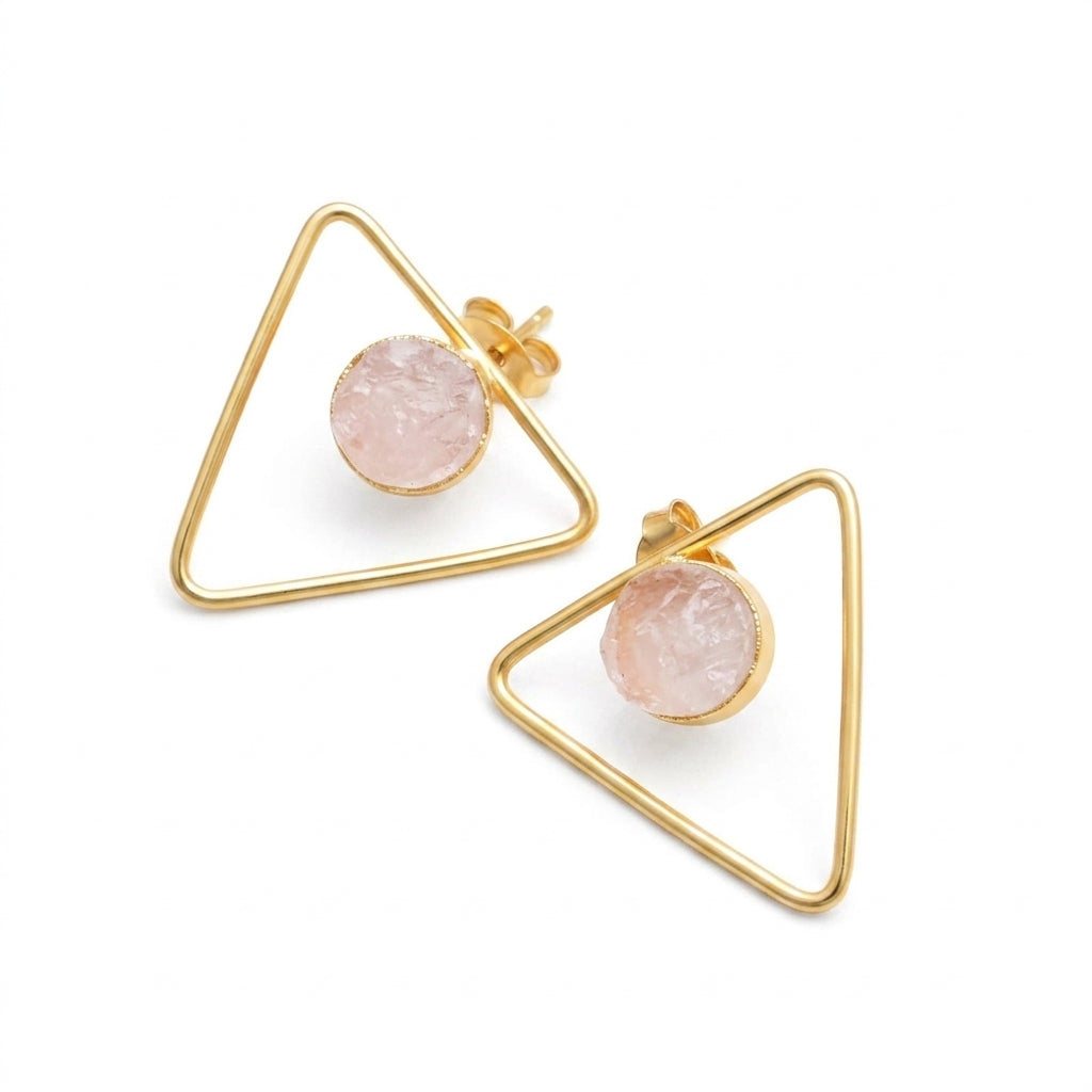 Aurora Triangle Earrings - Enhanced Studio Photo
