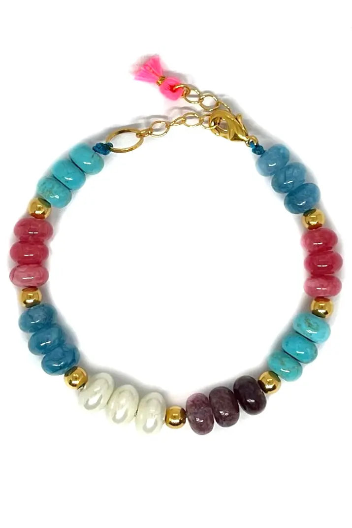 Rosy Sea Salt Sun Bracelet - Lady D World