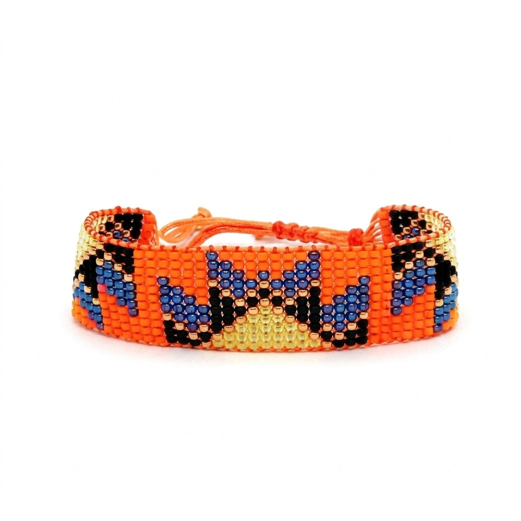Orange Hills Japanese Miyuki Beaded Bracelets 18K Gold - Enhanced Studio Photo