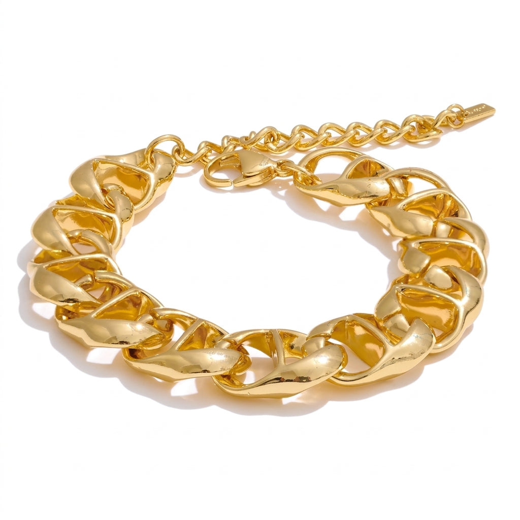 Aurum Link Bracelet - Enhanced Studio Photo
