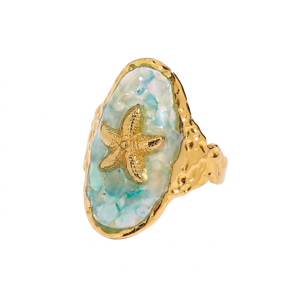 Oceana Shell Ring - Enhanced Studio Photo