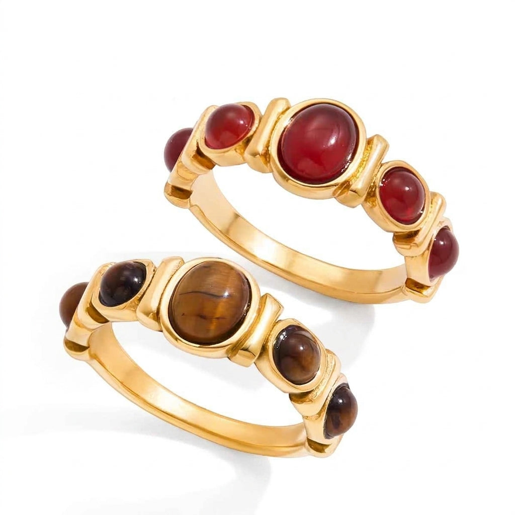 Eclipse Duo Stone Ring - Enhanced Studio Photo
