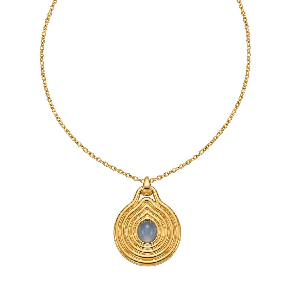 Luna Aura Necklace - Enhanced Studio Photo