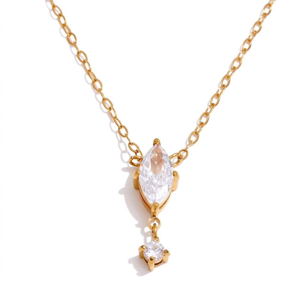 Aurora Drop Necklace - Enhanced Studio Photo