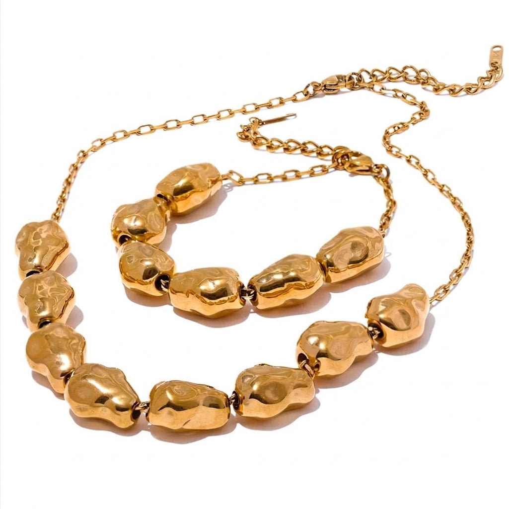 Orbital Geometric Ball Necklace - Enhanced Studio Photo