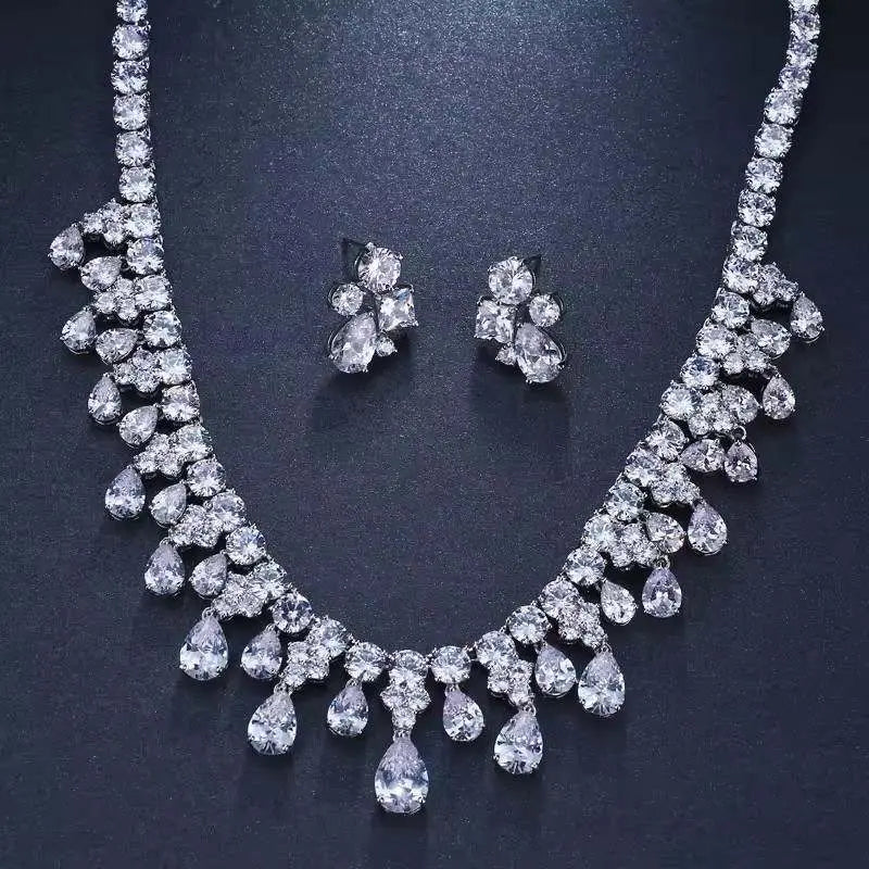 Moonlight Majesty Necklace & Earrings Set Lady D World