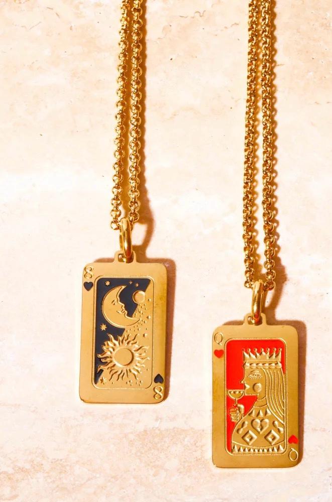 Queen Sun Moon Necklace