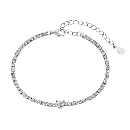 Eternal Love Heart Charm Bracelet