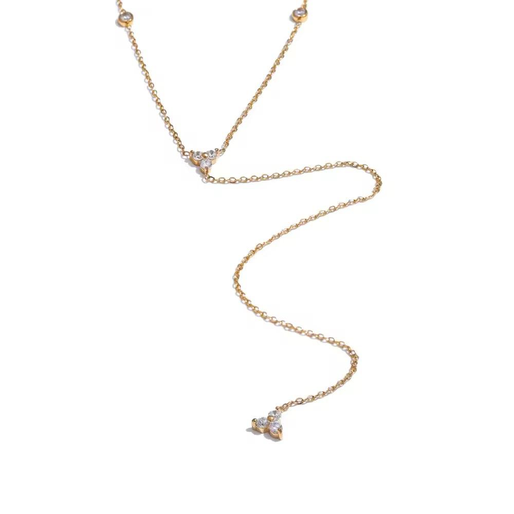 Lustrous Elegance Y Necklace