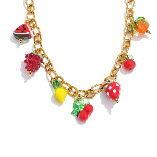 Fruity Delights Charm Necklace