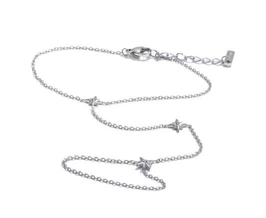 Dainty Multiple Zirconia Stars Hand Chain