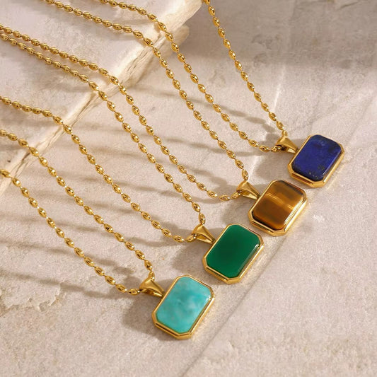 Ethereal Stone Pendant Necklace