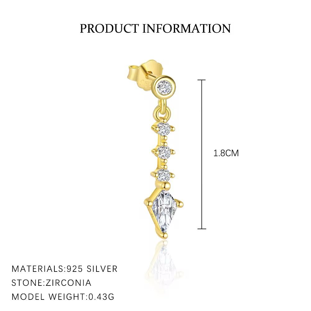 Ethereal Glow Dangle Silver 925 Piercing