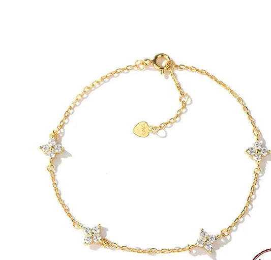 Petal Grace Silver 925 Bracelet