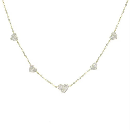 Cinq Cœurs Necklace