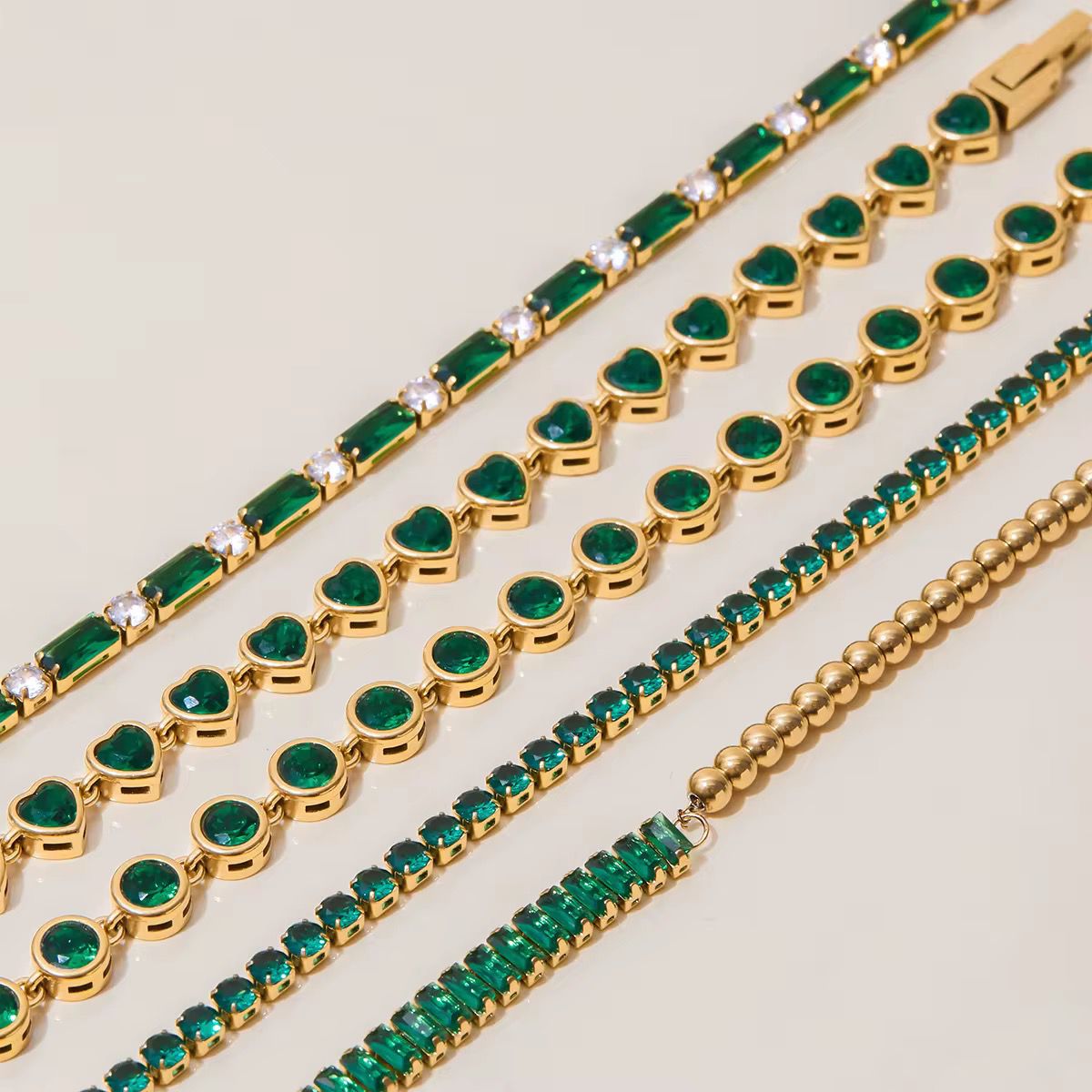 Verde Luxe Tennis Bracelet