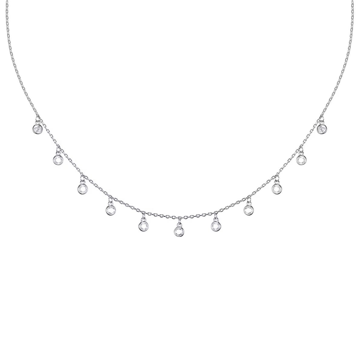 Solara Drop Silver 925 Necklace