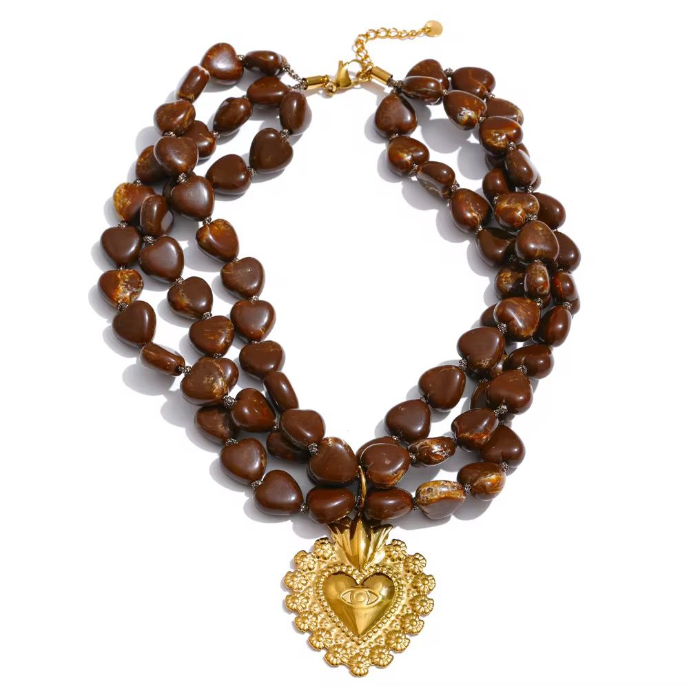 Heartwave Retro Necklace