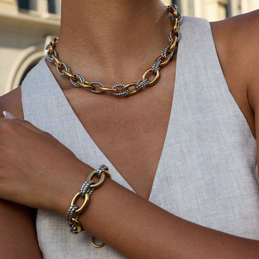 Twist Luxe Collar Necklace
