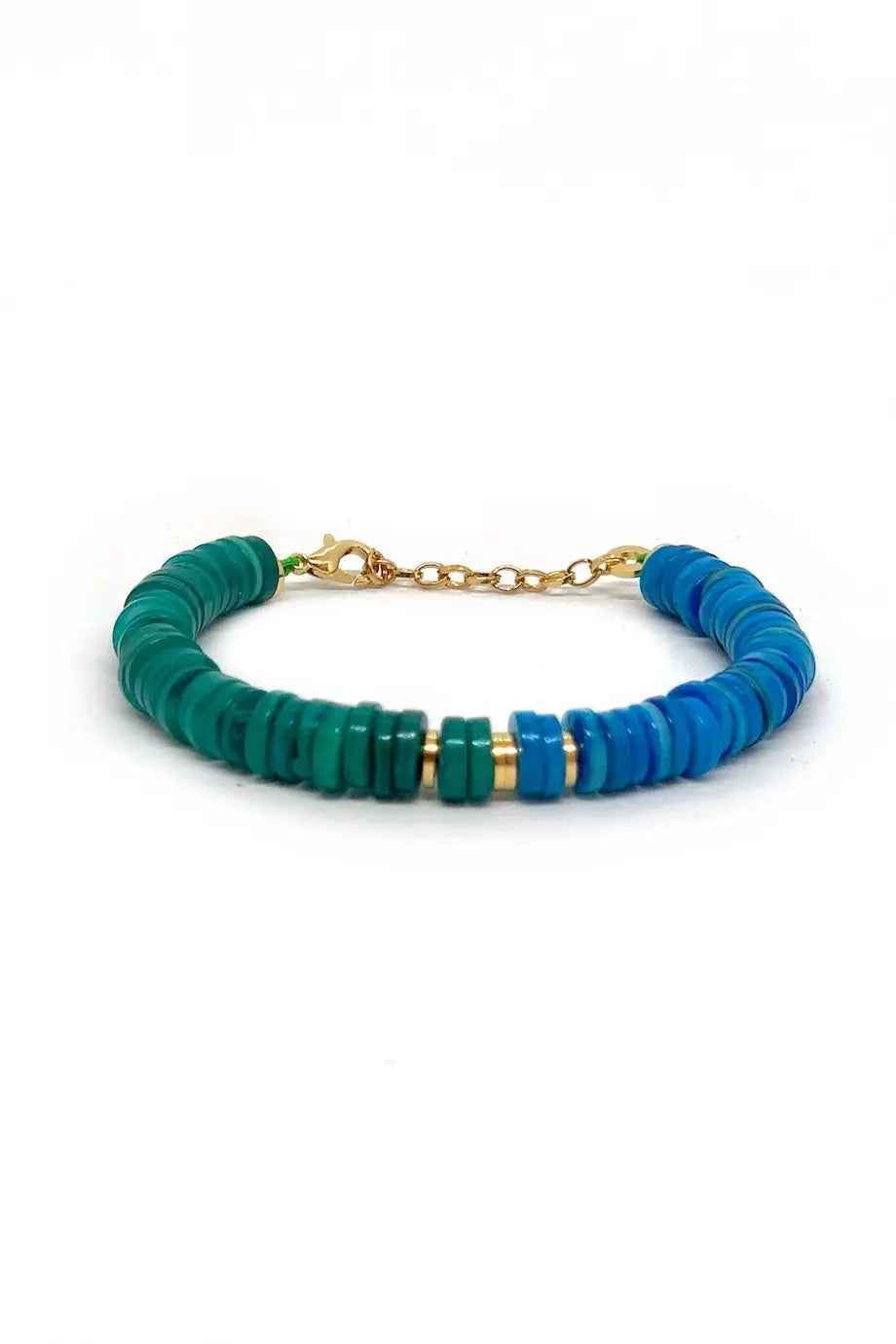 Emerald Mother of Pearl Bracelet