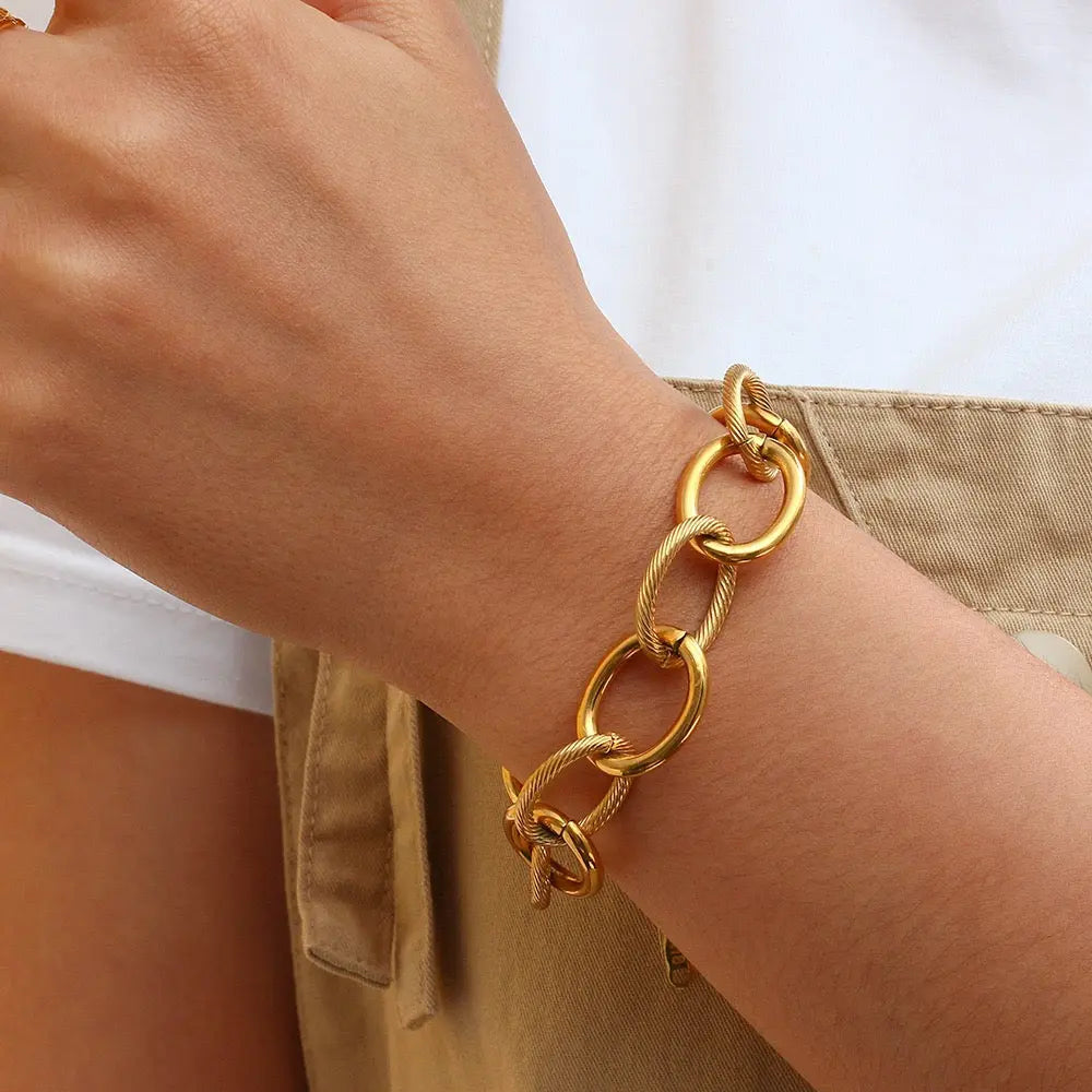 Bulky chain Bracelet - Lady D World