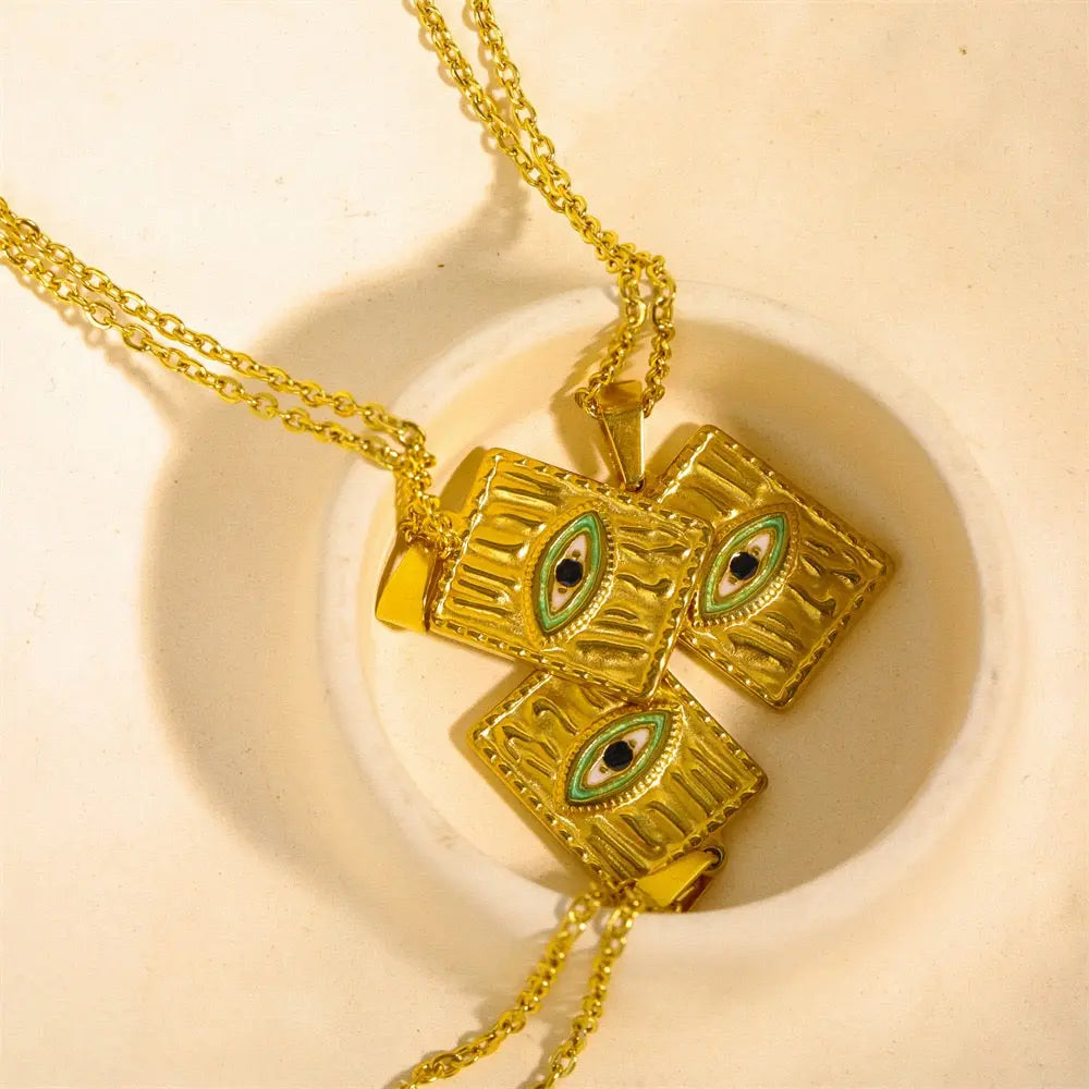 Cara Evil Eye Necklace - Lady D World