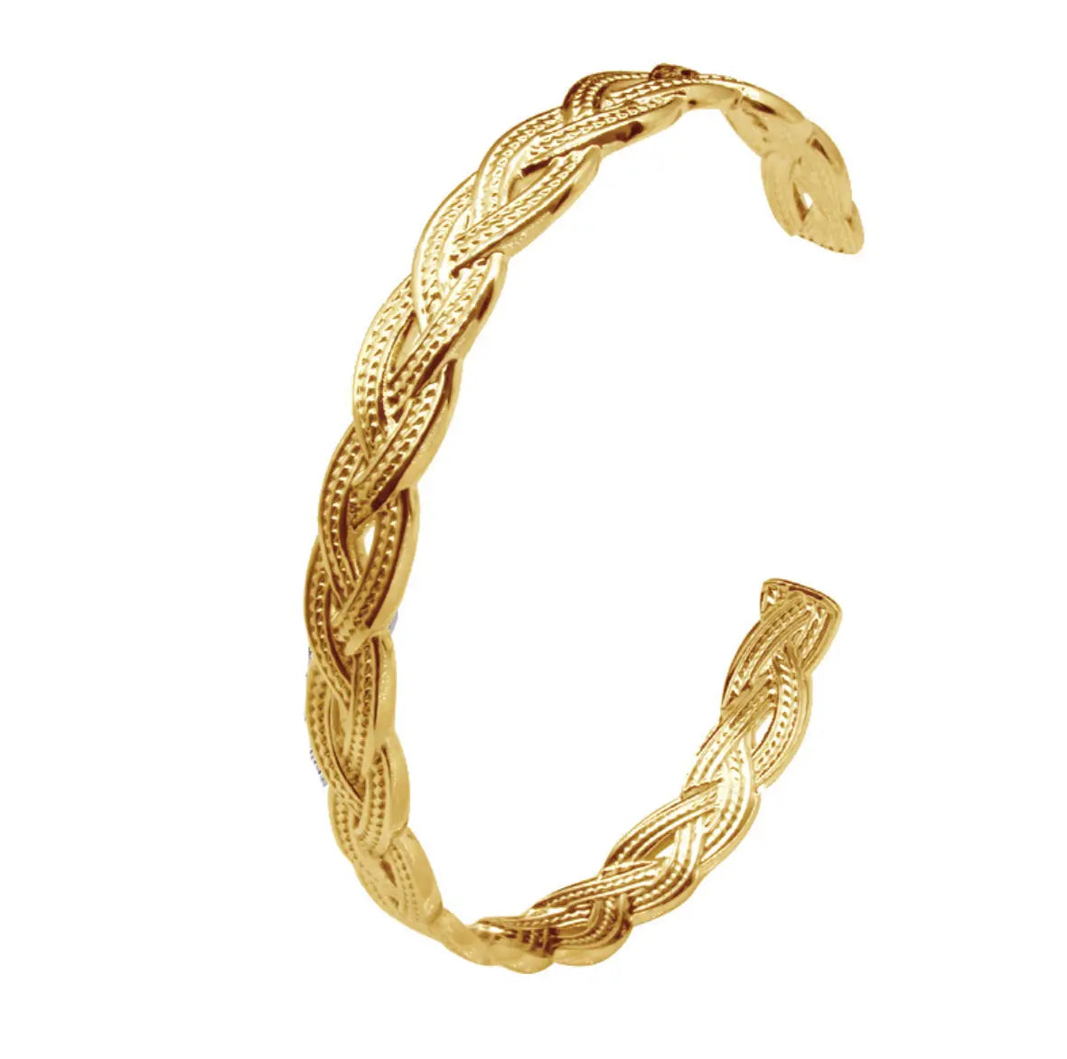 Twister Stainless Steel Cuff Bracelet - Lady D World