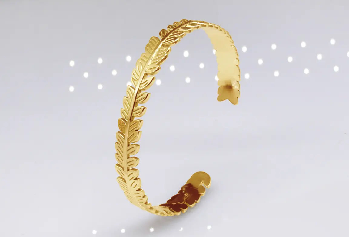 Crown Cuff Stainless Steel Bracelet - Lady D World