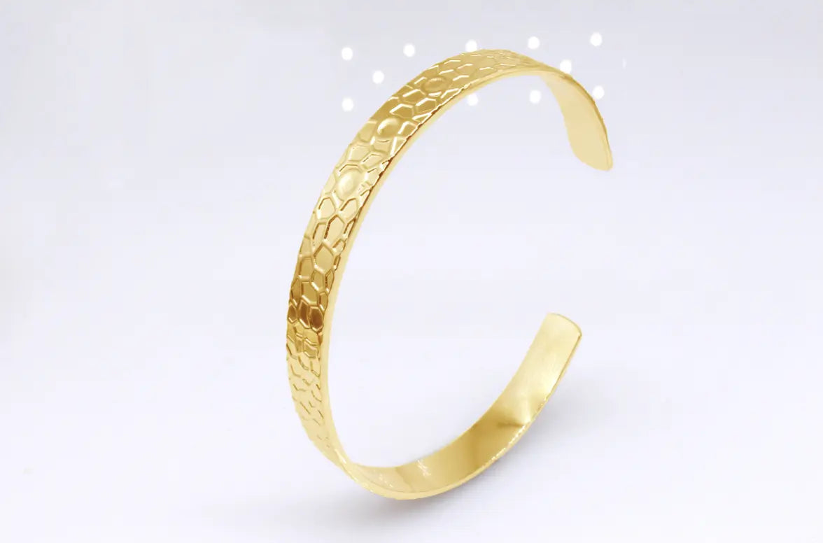 Geo Stainless Steel Cuff - Lady D World