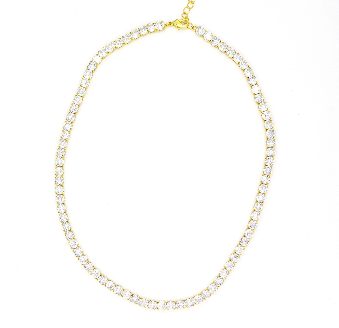 Tennis Choker Round Cut - Lady D Jewels
