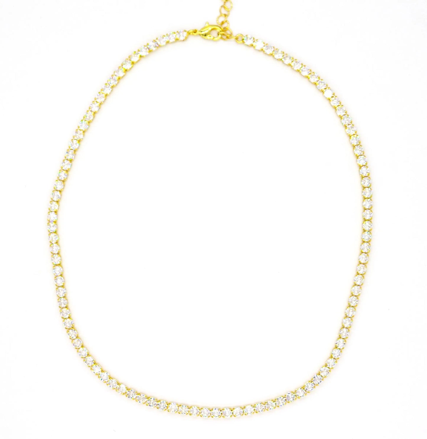 Tennis Choker Round Cut - Lady D Jewels