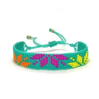Floral Miyuki Beads Bracelets