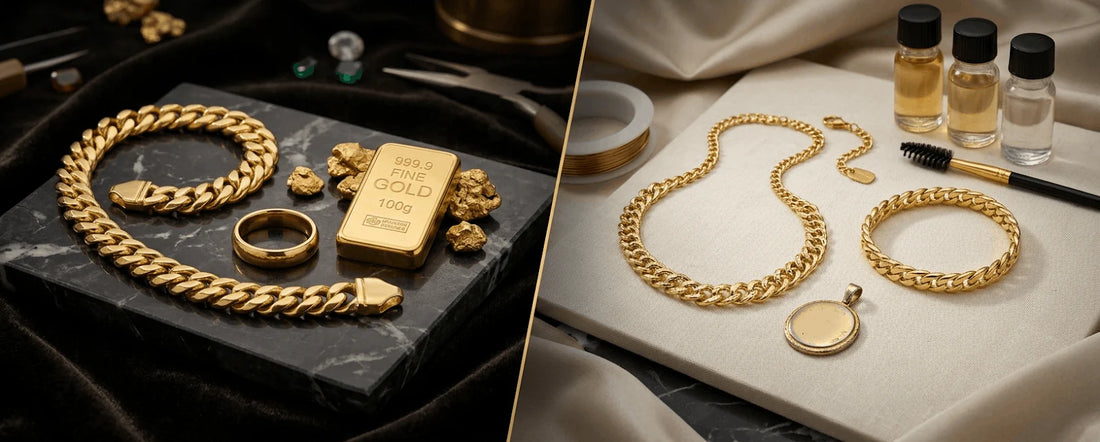 Gold Plated vs. Real Gold