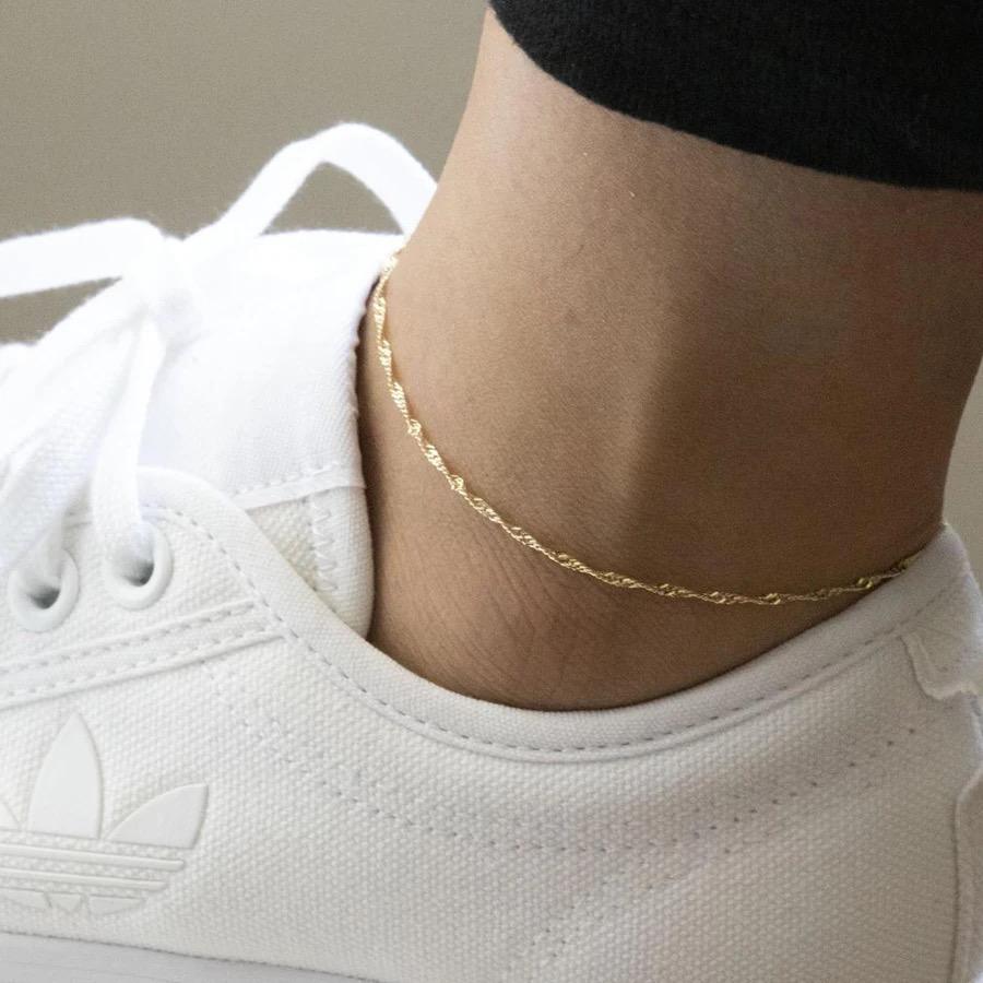 Gold Plated Anklets