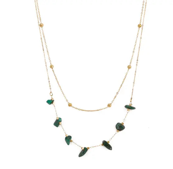 Verde double layers Necklace - Lady D World