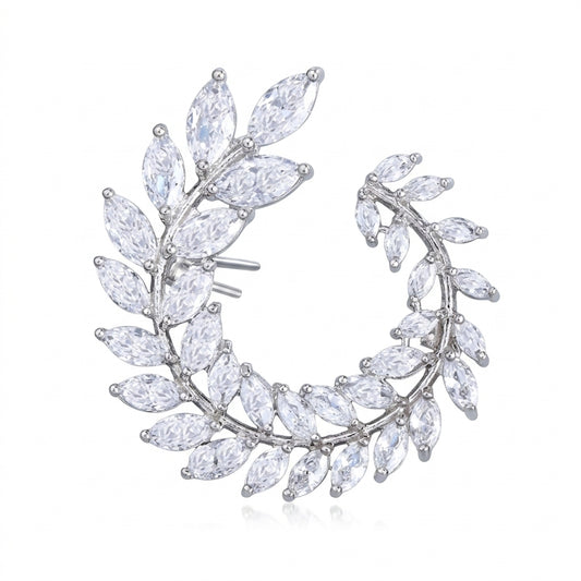 VersaLuxe Zircon Brooch & Pendant - Enhanced Studio Photo