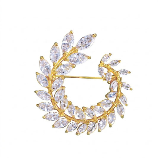 VersaLuxe Zircon Brooch & Pendant - Enhanced Studio Photo