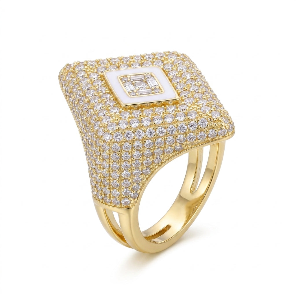 Zirona Royale Pinky Ring - Enhanced Studio Photo