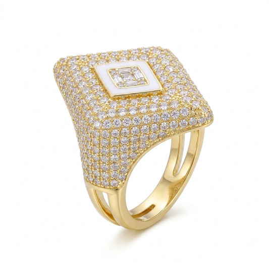Zirona Royale Pinky Ring - Enhanced Studio Photo