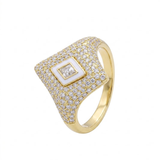 Zirona Royale Pinky Ring - Enhanced Studio Photo
