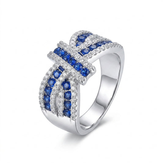 Trinity Twist Statement Ring - Enhanced Studio Photo