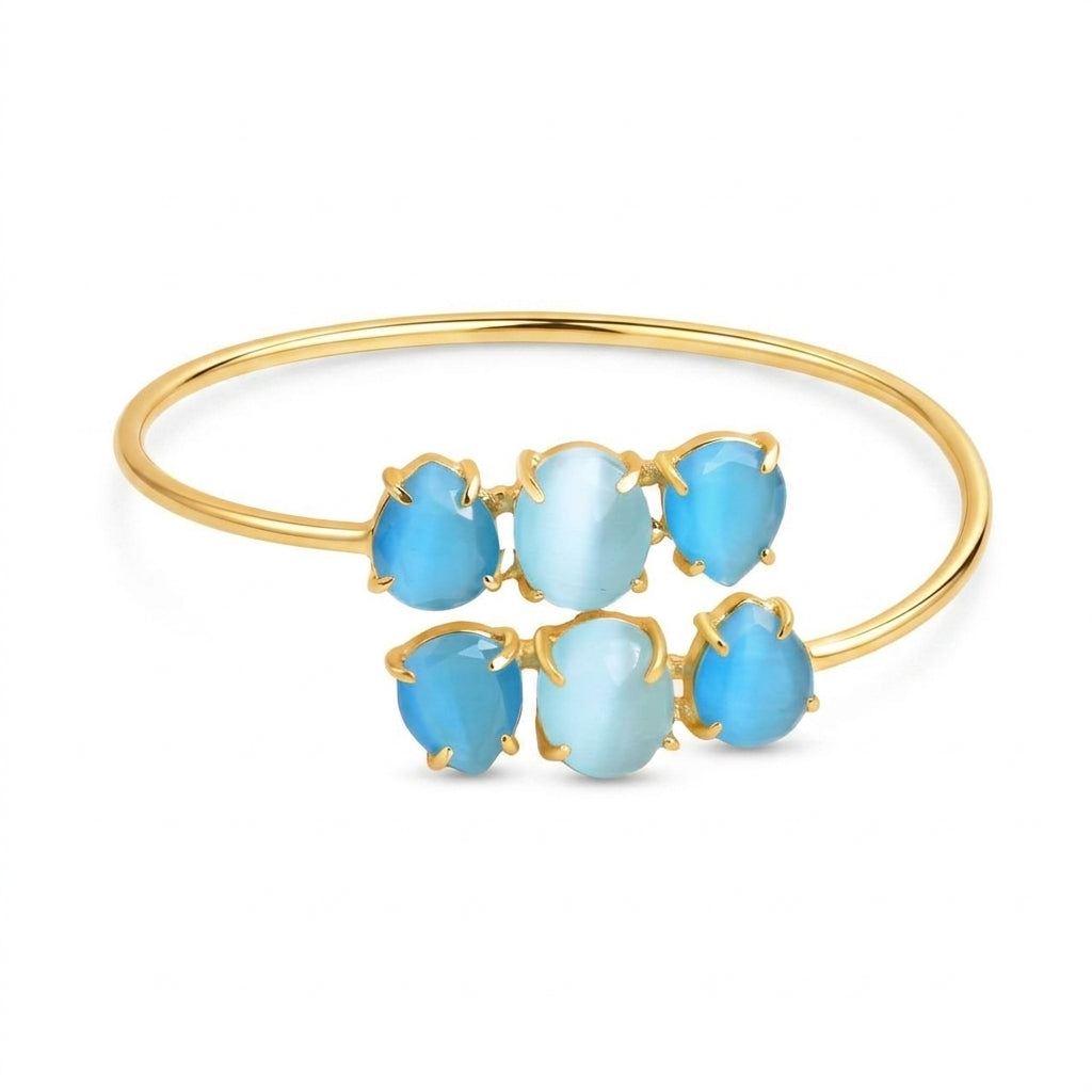 Blue Trinity Cross Cuff - Enhanced Studio Photo