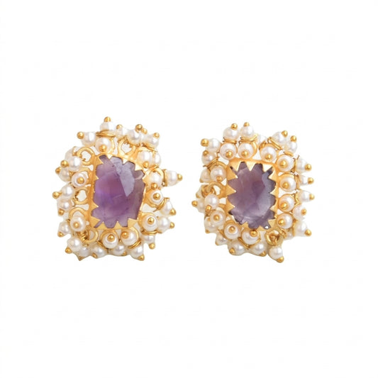 Royal Amethyst Pearl Set - Enhanced Studio Photo
