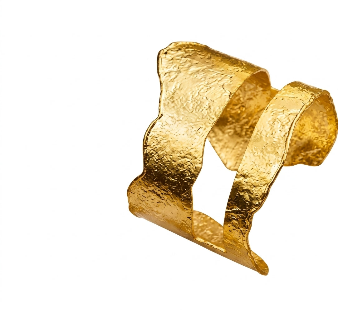 Brass Ava Bracelet Gold - Enhanced Studio Photo