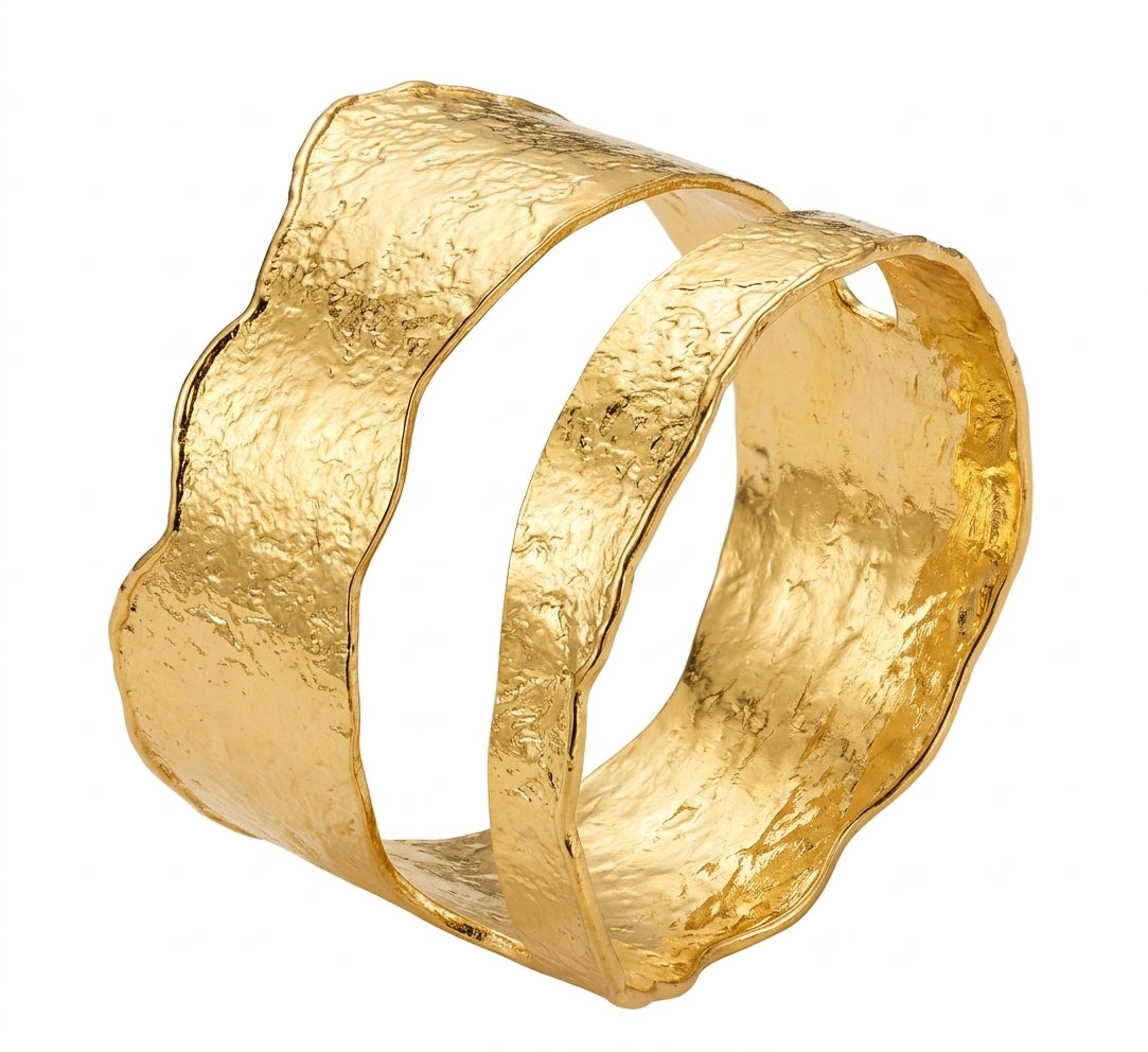 Brass Ava Bracelet Gold - Enhanced Studio Photo