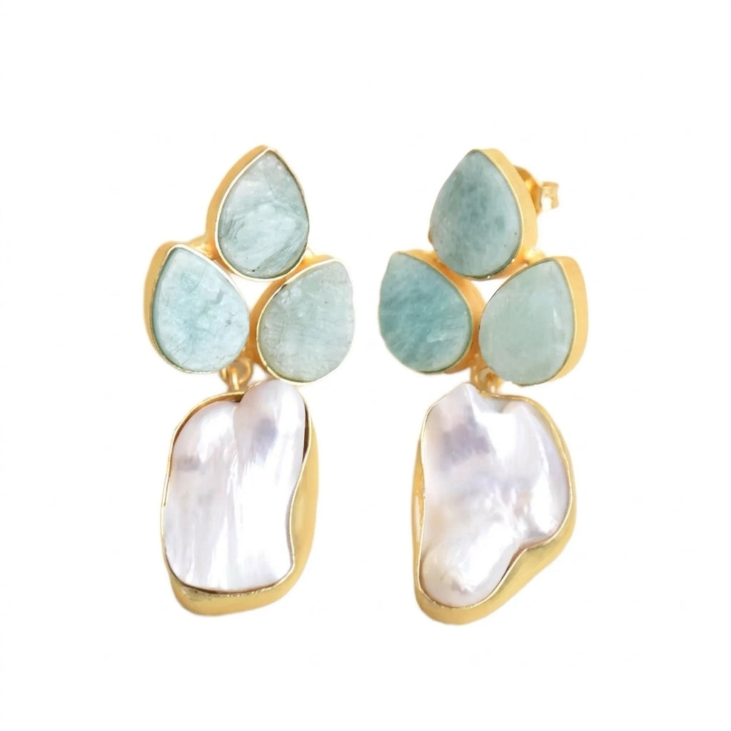 Pave Crystal Wing Stud Earrings - Enhanced Studio Photo