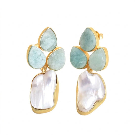 Pave Crystal Wing Stud Earrings - Enhanced Studio Photo