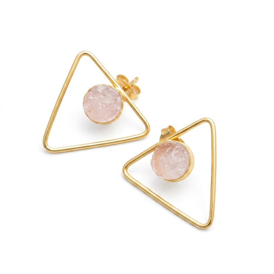 Aurora Triangle Earrings - Enhanced Studio Photo