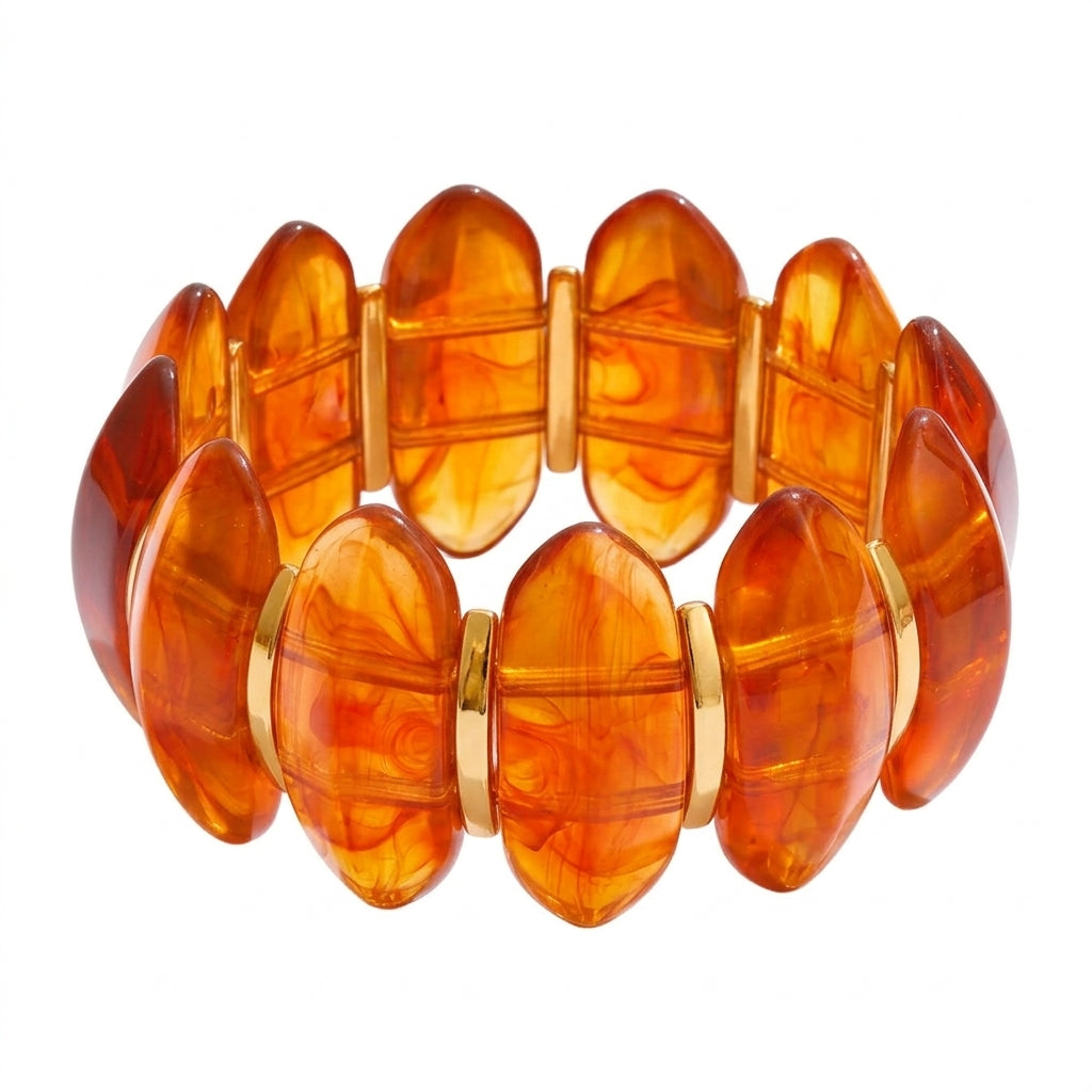 Urban Chunky Bangle Bracelet - Enhanced Studio Photo