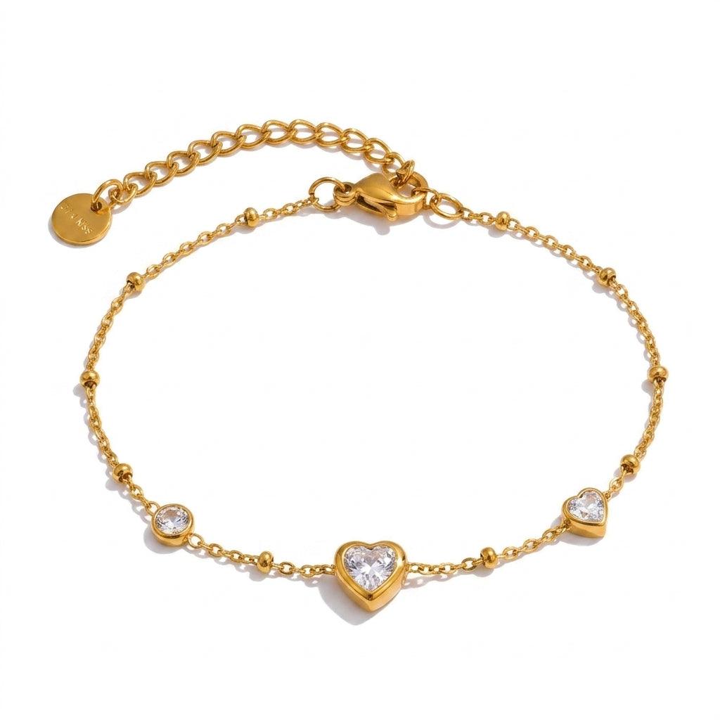 Aura Heart Bracelet - Enhanced Studio Photo